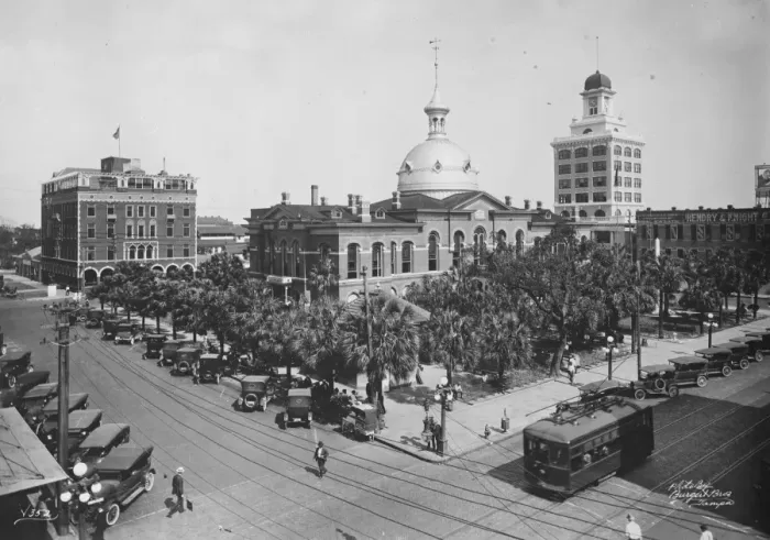 Framed Print : The Florida land boom Tampa Florida, is one of the two principal boom towns Framed Print : The Florida land boom Tampa Florida, is one of the two principal boom towns