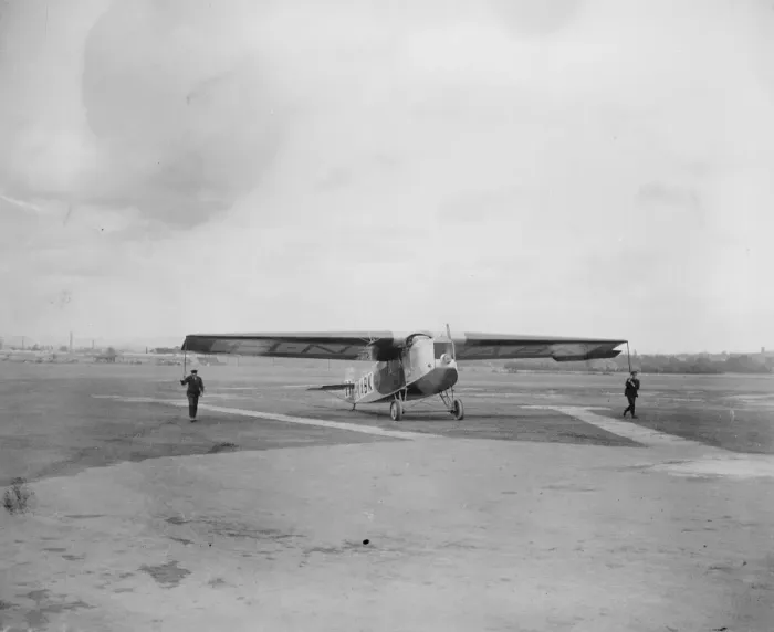 Framed Print : Fokker aeroplane on Dutch air service 15 May 1923 Framed Print : Fokker aeroplane on Dutch air service 15 May 1923