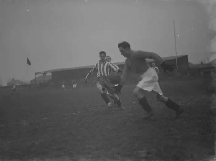 Framed Print : Football match; Dartford versus Bexleyheath. 1935 Framed Print : Football match; Dartford versus Bexleyheath. 1935