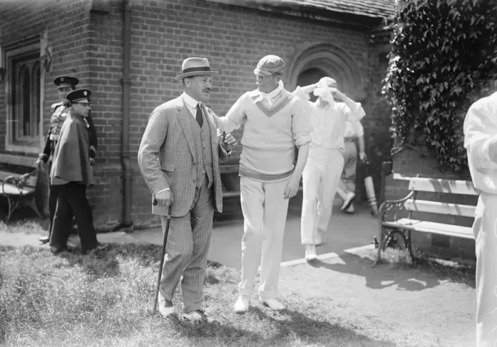Framed Print : Fourth of June celebrations at Eton Lord Dalmeny chatting with Colonel C Hesseltine Framed Print : Fourth of June celebrations at Eton Lord Dalmeny chatting with Colonel C Hesseltine