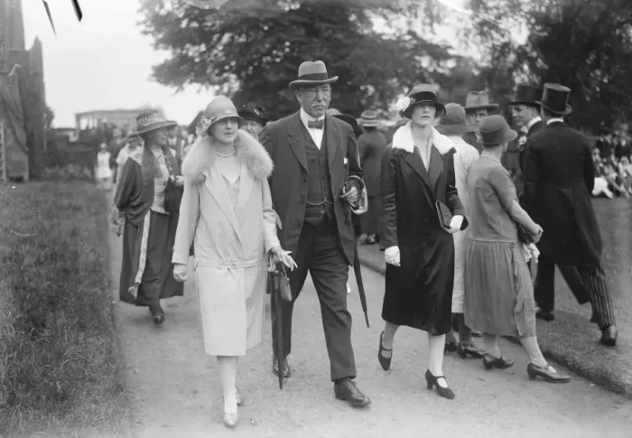 Framed Print : Fourth of June at Eton. Sir James and Lady Craig with their daughter Eileen. 4 Framed Print : Fourth of June at Eton. Sir James and Lady Craig with their daughter Eileen. 4
