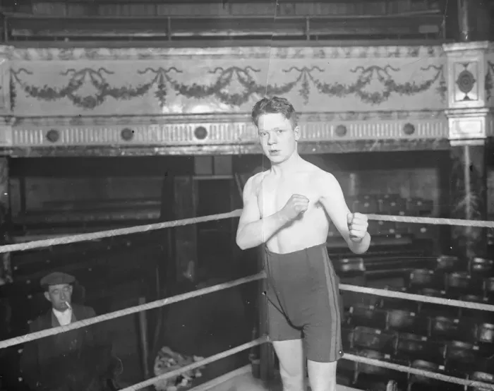 Framed Print : Fred Lusby, The boxer 27 January 1926 Framed Print : Fred Lusby, The boxer 27 January 1926