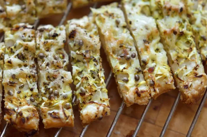 Framed Print : Freshly baked cheese straws cooling on rack, made with grated courgette and grated Framed Print : Freshly baked cheese straws cooling on rack, made with grated courgette and grated