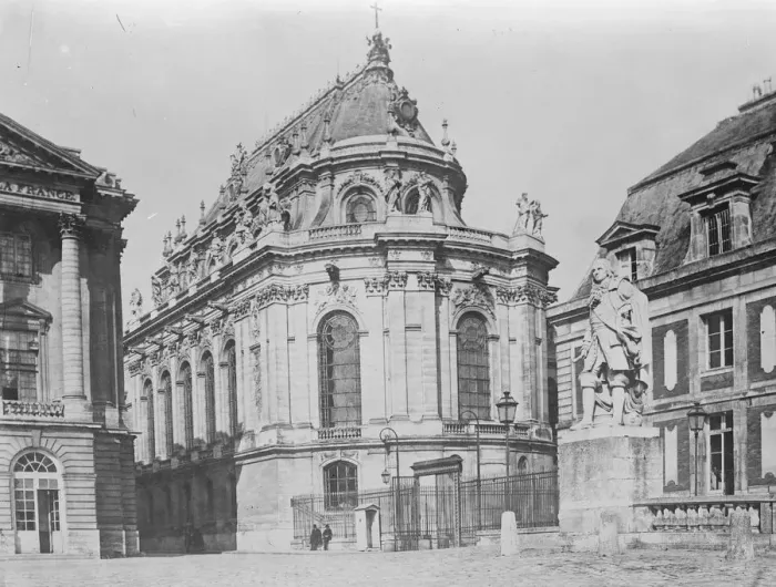 Framed Print : Fungas Danger to Famous Palace The Court of the Chapel at Versailles in which it Framed Print : Fungas Danger to Famous Palace The Court of the Chapel at Versailles in which it