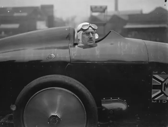 Framed Print : G E T Eyston prepares for attack on world speed record for baby cars at Pendine Sands Framed Print : G E T Eyston prepares for attack on world speed record for baby cars at Pendine Sands