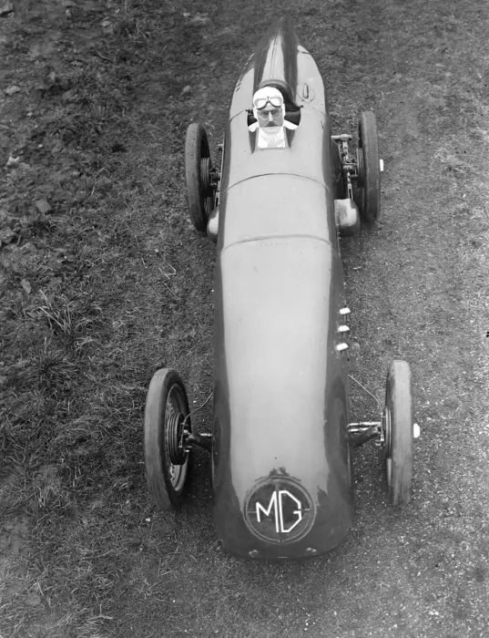 Framed Print : G E T Eyston prepares for attack on world speed record for baby cars at Pendine Sands Framed Print : G E T Eyston prepares for attack on world speed record for baby cars at Pendine Sands