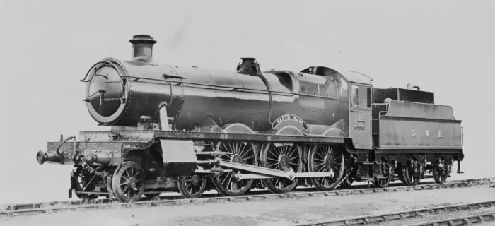 Framed Print : G. W. R Locomotive. Garth Hall. Undated