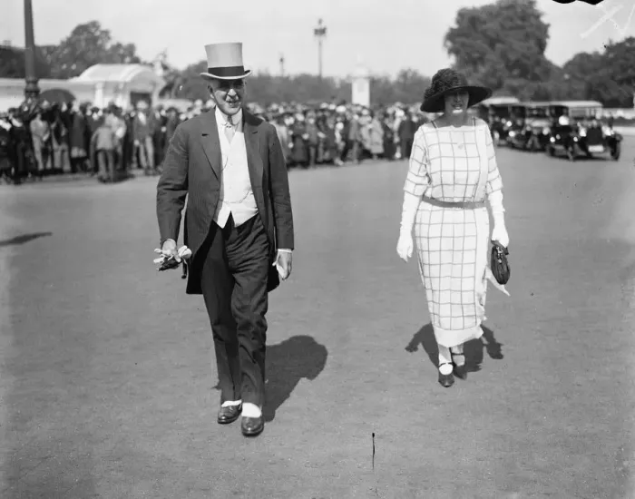 Framed Print : Garden Party at Buckingham Palace Sir A Griffith Boscawen and Lady Boscawen arriving 26 Framed Print : Garden Party at Buckingham Palace Sir A Griffith Boscawen and Lady Boscawen arriving 26