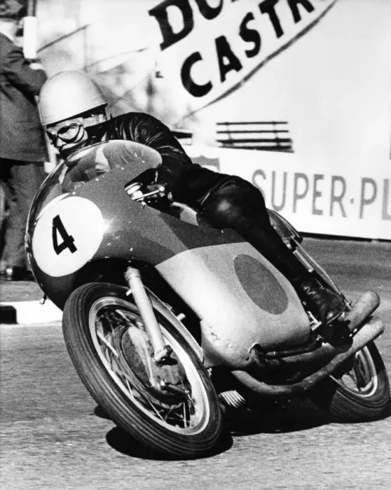 Framed Print : Gary Hocking, one of the favourites for Senior TT at the Isle of Man, is seen in Framed Print : Gary Hocking, one of the favourites for Senior TT at the Isle of Man, is seen in