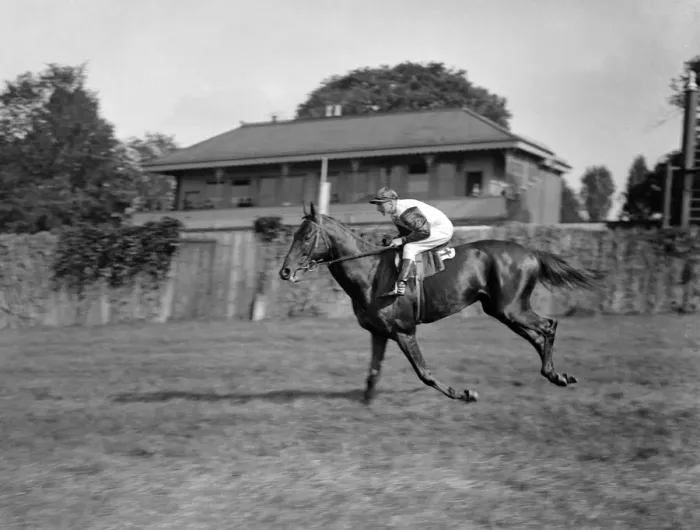 Framed Print : Gatwick racecourse, West Sussex, England The racehorse Chrysler II ( ridden Framed Print : Gatwick racecourse, West Sussex, England The racehorse Chrysler II ( ridden