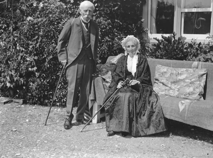 Framed Print : General Sir George Higginson at his Marlow on Thames home. photographed on his 98 th birthday Framed Print : General Sir George Higginson at his Marlow on Thames home. photographed on his 98 th birthday