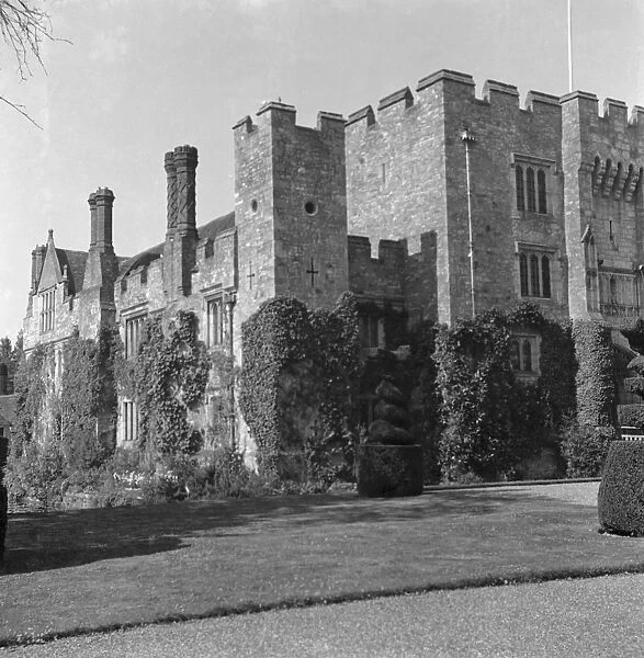 A general view of Hever Castle. 1938