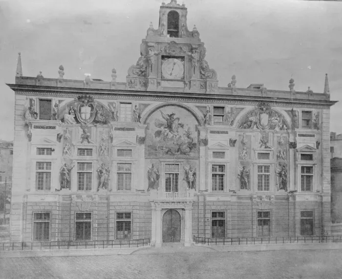 Framed Print : Genoa St Georges Royal Palace Headquarters, Italy 22 March 1922 Framed Print : Genoa St Georges Royal Palace Headquarters, Italy 22 March 1922