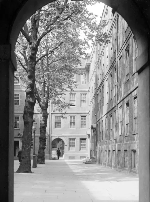 Framed Print : Gentleman in Middle Temple, Inns Of Court, London, UK, England. 1930s Framed Print : Gentleman in Middle Temple, Inns Of Court, London, UK, England. 1930s