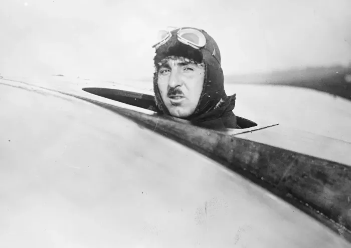 Framed Print : Gliding over the channel M Barbot the French airman is experimenting at Calais with his glider Framed Print : Gliding over the channel M Barbot the French airman is experimenting at Calais with his glider