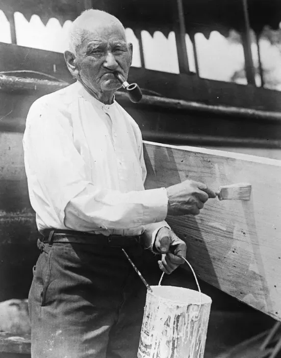 Framed Print : Still going strong Nick Jartman of Baltimore, is 108 years old, and says he does Framed Print : Still going strong Nick Jartman of Baltimore, is 108 years old, and says he does