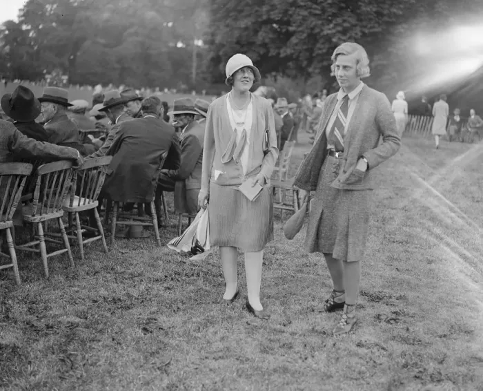 Framed Print : Goodwood week polo tournament at Cowdray Park. Left to right Miss Primrose Bancroft Framed Print : Goodwood week polo tournament at Cowdray Park. Left to right Miss Primrose Bancroft