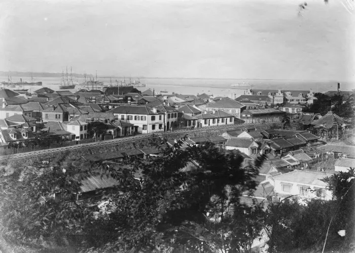 Framed Print : Great earthquake at Yokohama. Town reported on fire. A general view of the City and Harbour Framed Print : Great earthquake at Yokohama. Town reported on fire. A general view of the City and Harbour
