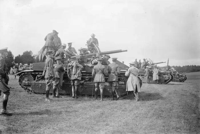 Framed Print : Great mechanical army on Salisbury Plain. 19 August 1927 Framed Print : Great mechanical army on Salisbury Plain. 19 August 1927