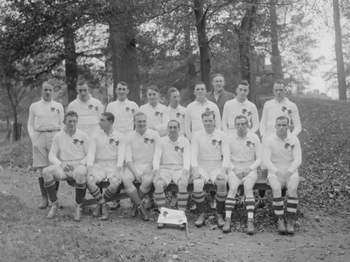 Framed Print : Great rugby centenary football match at Rugby School, Warwickshire. England