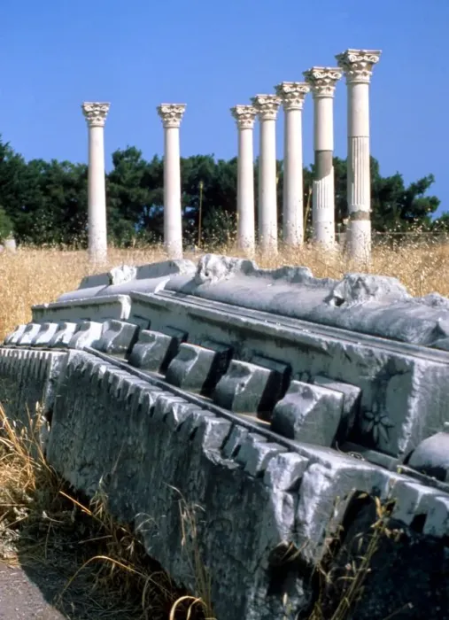 Framed Print : GREEK MEDICINE. The Asklepeion, perhaps the oldest surviving hospital (orignal Greek