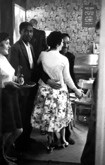 Framed Print : The happier side of Liverpool life, where races mix and happiness frustrates violence Framed Print : The happier side of Liverpool life, where races mix and happiness frustrates violence