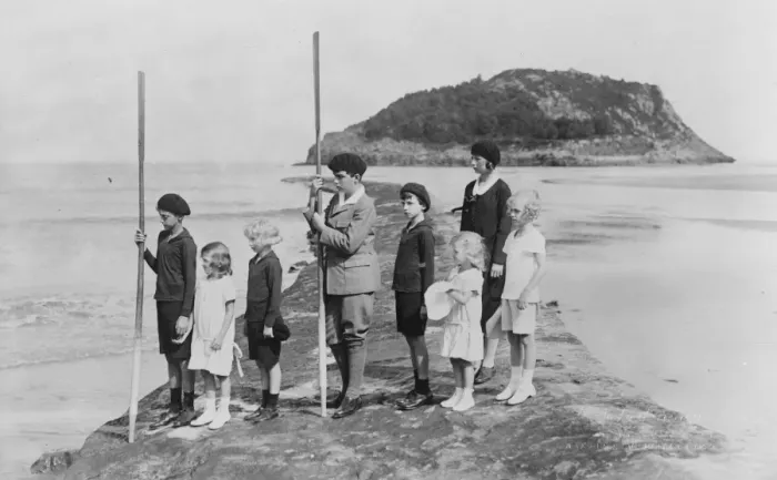 Framed Print : Happy children of a tragic Empress. An interesting picture from the Villa Lequeitio Framed Print : Happy children of a tragic Empress. An interesting picture from the Villa Lequeitio