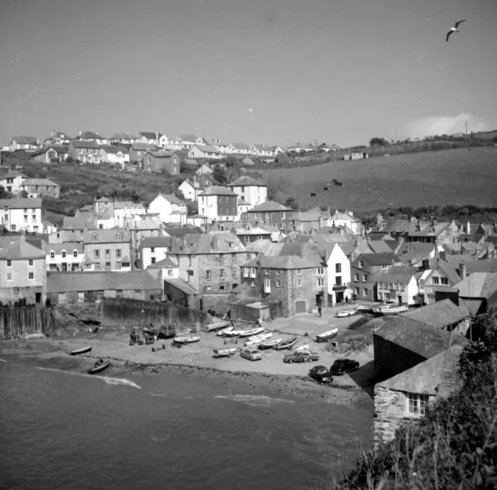 Framed Print : Harbour with boats at Port Isaacs, Cornwall, England, UK 1960s Fish where the fish are Framed Print : Harbour with boats at Port Isaacs, Cornwall, England, UK 1960s Fish where the fish are