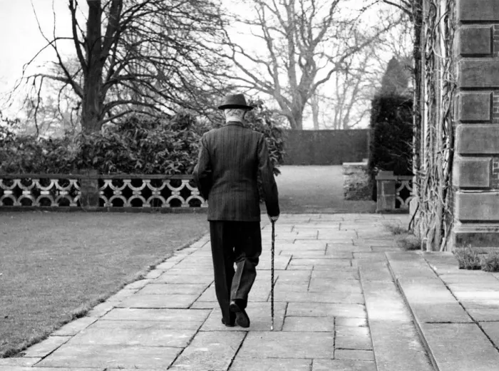 Framed Print : Harold Macmillan on his 70th birthday, at his home in Sussex. 10 February 1964 Framed Print : Harold Macmillan on his 70th birthday, at his home in Sussex. 10 February 1964