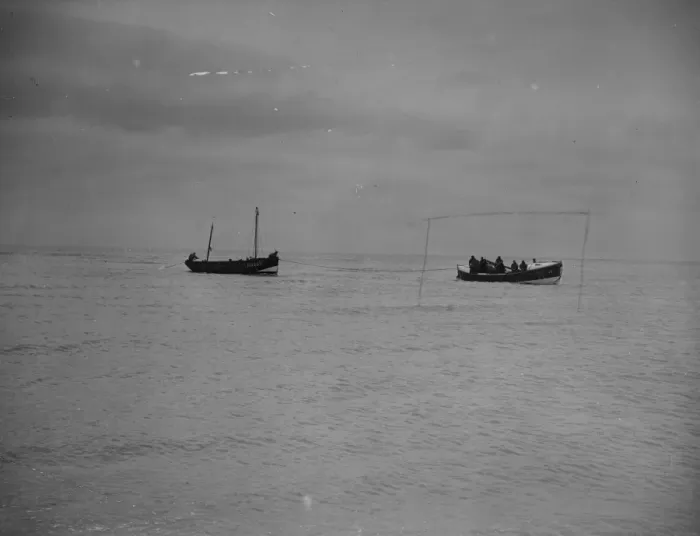 Framed Print : Hastings Lifeboats 1946
