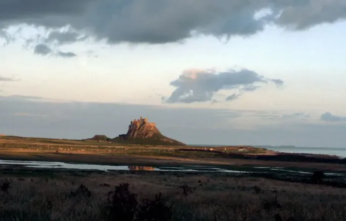 Framed Print : Haunted places - Lindisfarne Castle - mainly monk-ghosts, some of whom walk through Framed Print : Haunted places - Lindisfarne Castle - mainly monk-ghosts, some of whom walk through