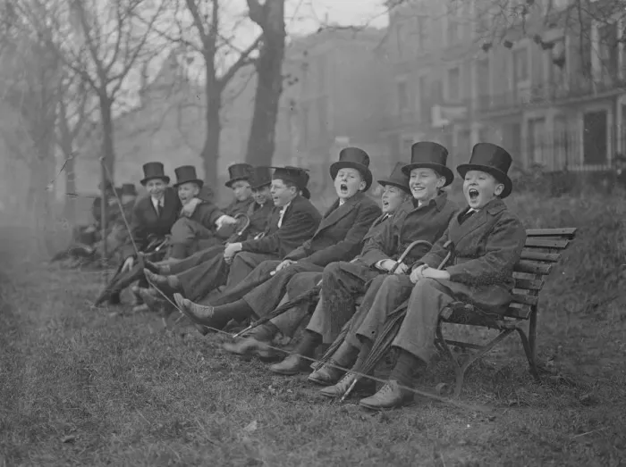 Framed Print : High hat football. Westminster School meet Army Crusaders. 19 November 1935