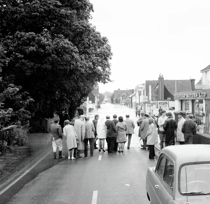 Framed Print : The High Street Edenbridge Kent. 11 September 1968 Framed Print : The High Street Edenbridge Kent. 11 September 1968