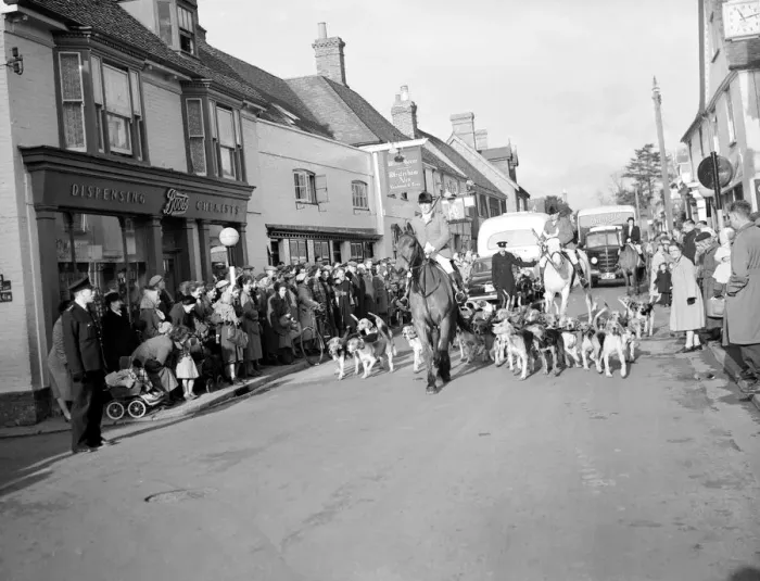 Framed Print : The High Street was a little crowded at Edenbridge, Kent. When the Old Surrey Framed Print : The High Street was a little crowded at Edenbridge, Kent. When the Old Surrey