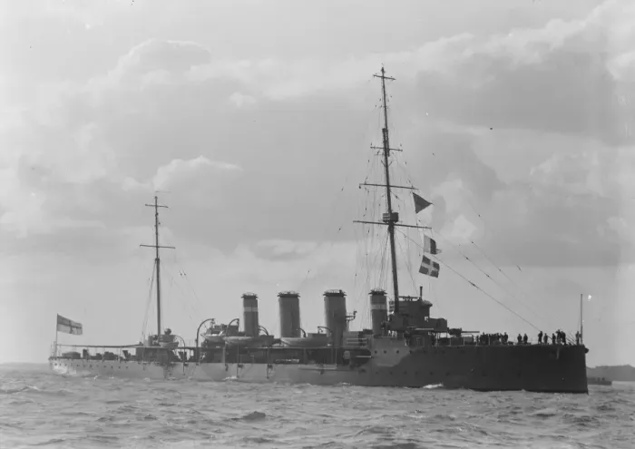 Framed Print : HMS Boadicea. 1914 Framed Print : HMS Boadicea. 1914