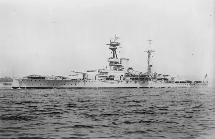 Framed Print : HMS Resolution. 10 January 1924 Framed Print : HMS Resolution. 10 January 1924