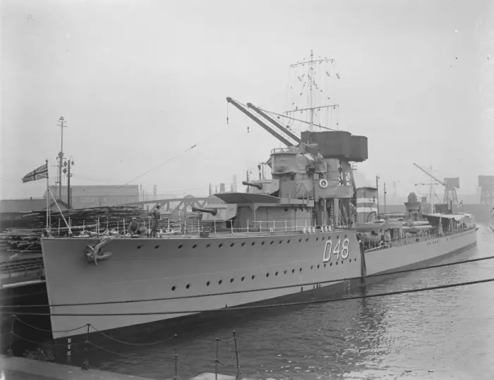 Framed Print : HMS Vidette. 1 September 1928 Framed Print : HMS Vidette. 1 September 1928