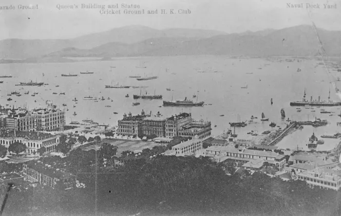 Framed Print : Hong Kong, A Panorama 15 April 1922
