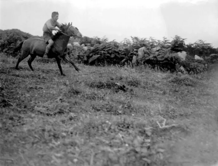 Framed Print : Horse riding (Bare - back). 1933 Framed Print : Horse riding (Bare - back). 1933
