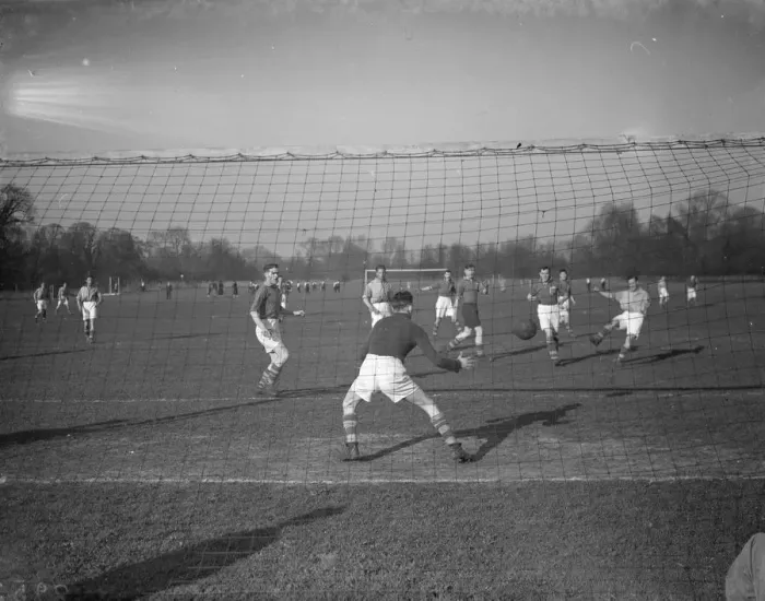 Framed Print : Horton Kirby PM versus Holster Brandes football. 1938 Framed Print : Horton Kirby PM versus Holster Brandes football. 1938