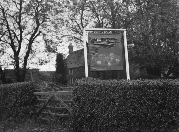 Framed Print : Hostye farm, Cudham. 1935 Framed Print : Hostye farm, Cudham. 1935