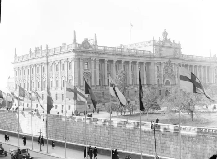 Framed Print : Houses of Parliament, Stockholm, Sweden. 1926 Framed Print : Houses of Parliament, Stockholm, Sweden. 1926