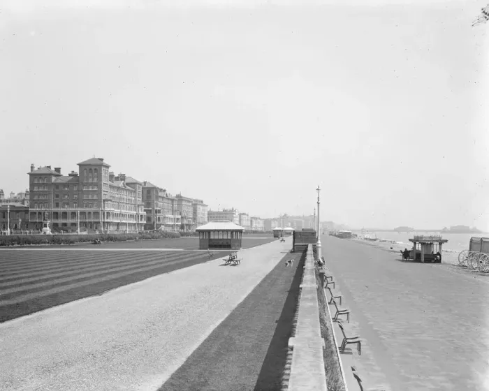 Framed Print : Hove - the lawns. 1925 Framed Print : Hove - the lawns. 1925