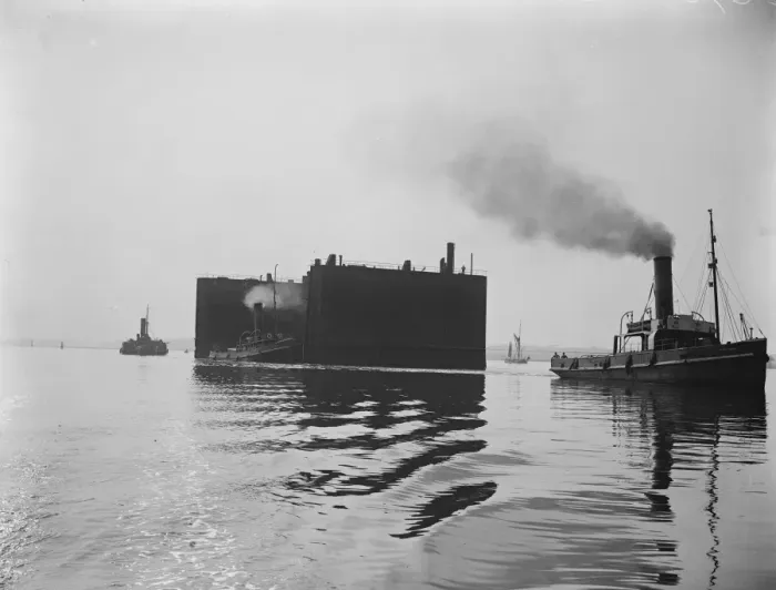 Framed Print : Huge German floating dock to assist in raising great German warship at Scapa Flow 12 Framed Print : Huge German floating dock to assist in raising great German warship at Scapa Flow 12