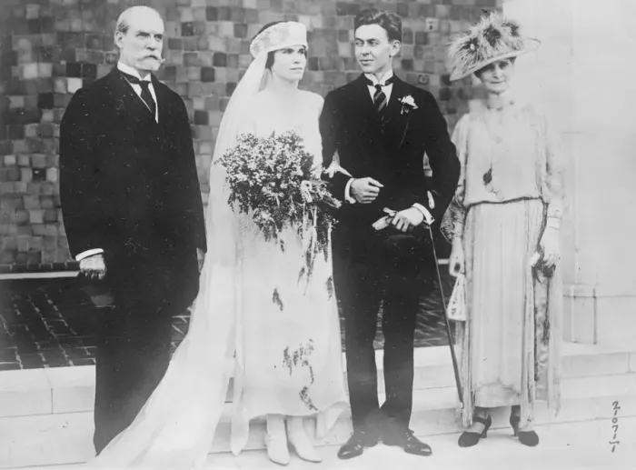 Framed Print : The Hughe Waddell Wedding in Washington. Miss Catherine Hughes, daughter of Framed Print : The Hughe Waddell Wedding in Washington. Miss Catherine Hughes, daughter of