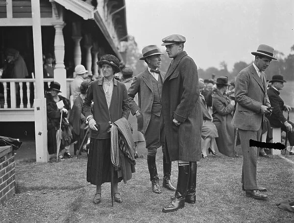 Hurricanes versus Ranelagh at Ranelagh. Lord Molyneux, Col Brown and Countess Sefton