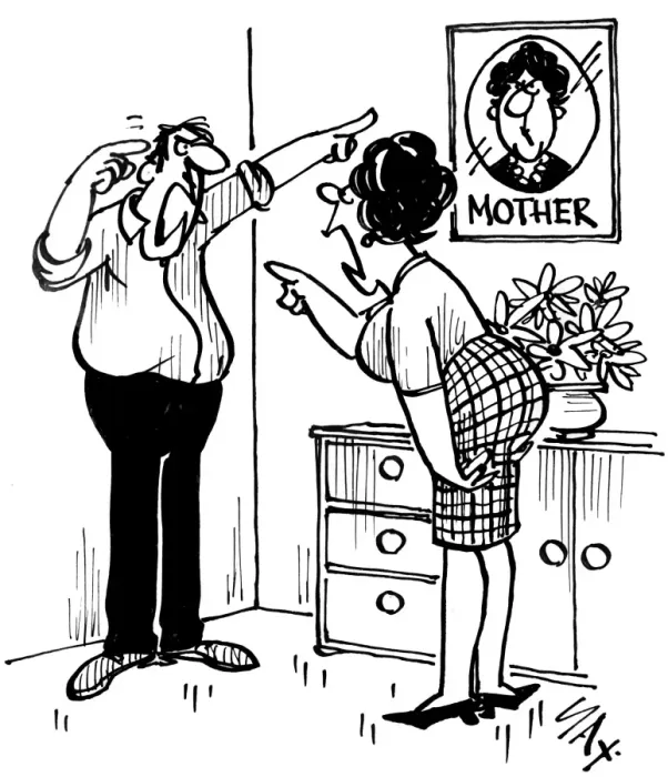 Framed Print : I should have known you would turn into your mother Framed Print : I should have known you would turn into your mother