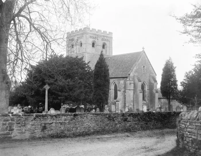 Framed Print : Iffley Church near Oxford. 1926