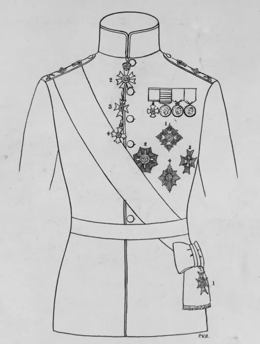 Framed Print : Illustration from Mr H Tendells new book Dress and Insignia Worn at Court