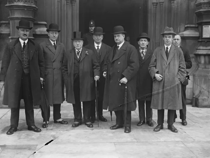 Framed Print : Important deputation to the Prime Minister. The Prime Minister received